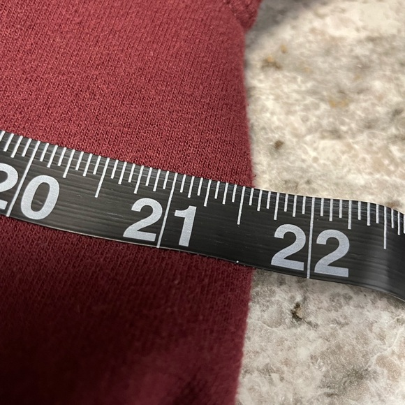 Champion Burgundy Panorama Mountain Resort Varsity Crewneck Sweatshirt Men M - Picture 12 of 12